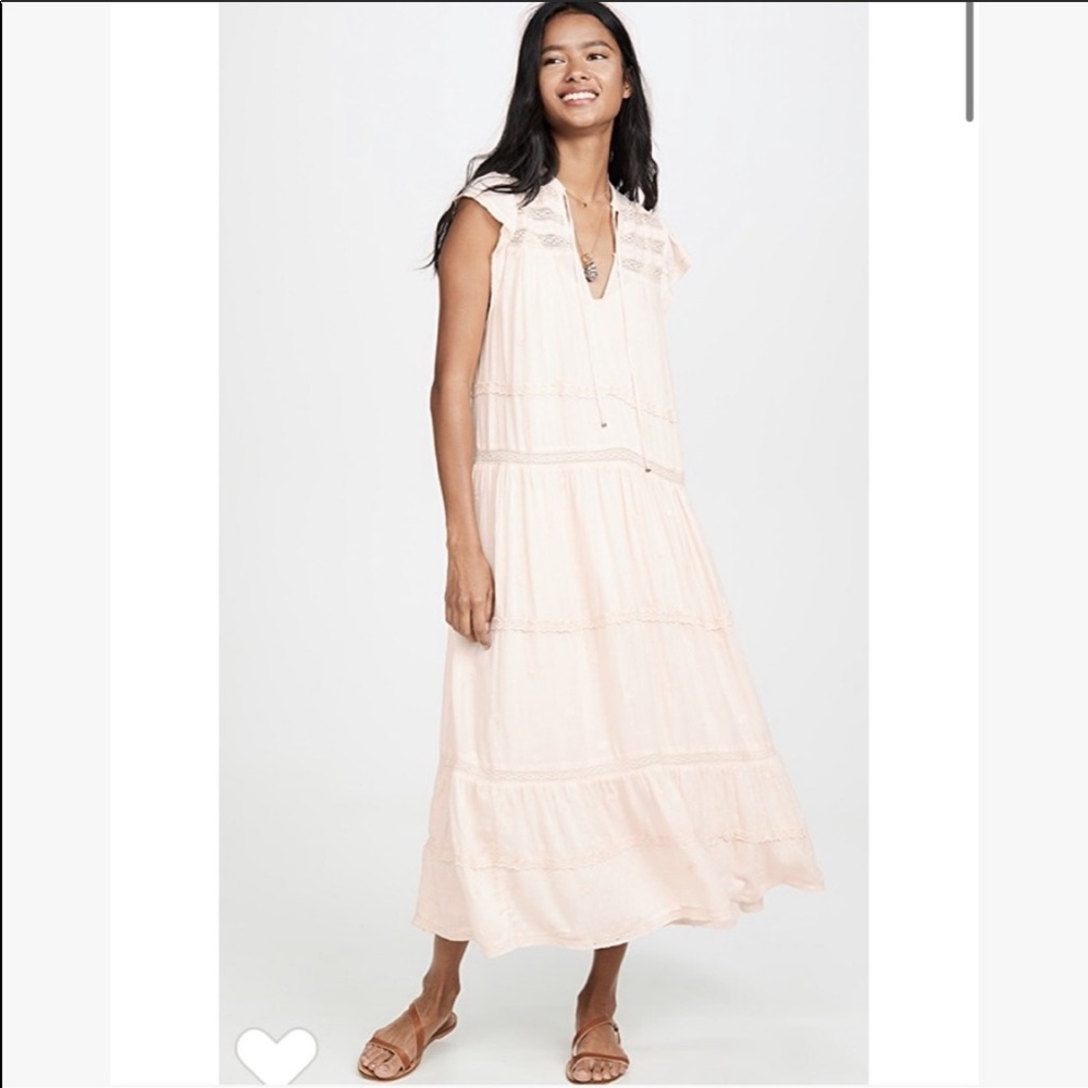 Free people midnight midi peasant dress - Picture 3 of 8
